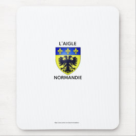 Tapis de souris - blason de L'Aigle - Normandie マウスパッド