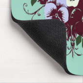 Tapis de Souris Botanique – Bouquet de Violettes マウスパッド (コーナー)