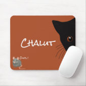 Tapis De Souris chat noir et souris マウスパッド (マウス)
