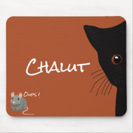 Tapis De Souris chat noir et souris マウスパッド