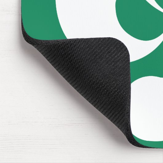 Tapis de Souris Croix Basque fond Vert "Lauburu" マウスパッド (コーナー)