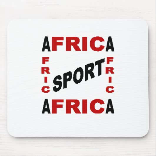 Tapis de souris  DESIGN  AFRICA  SPORT マウスパッド (正面)
