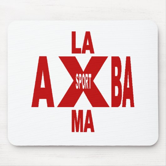 Tapis de souris DESIGN ALABAMA SPORT マウスパッド (正面)