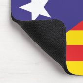 Tapis de Souris Drapeau de l'Indépendance Catalane マウスパッド (コーナー)