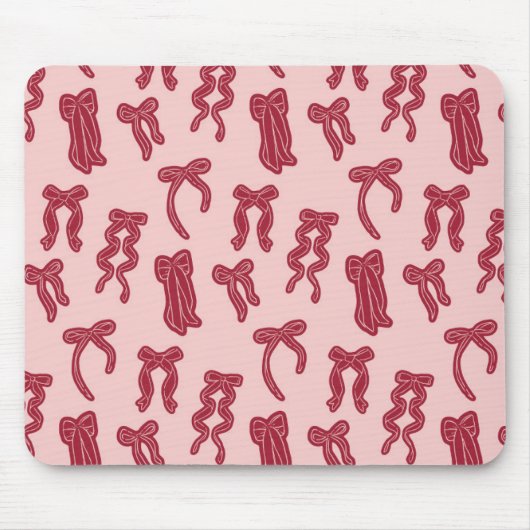 Tapis de souris élégant avec design de nœuds délic マウスパッド (正面)