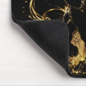 Tapis de Souris Élégant Taureau de Feu マウスパッド (コーナー)
