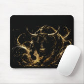 Tapis de Souris Élégant Taureau de Feu マウスパッド (マウス)