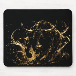 Tapis de Souris Élégant Taureau de Feu マウスパッド