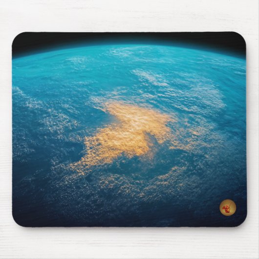 Tapis de Souris Exoplanète Bleue マウスパッド (正面)