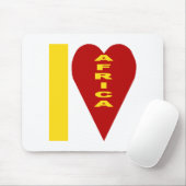 Tapis de souris  I  LOVE  AFRICA マウスパッド (マウス)