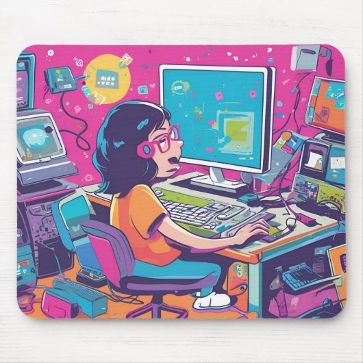 Tapis de souris manga マウスパッド (正面)
