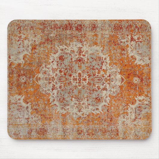 Tapis de souris oriental orange マウスパッド (正面)