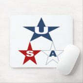 Tapis de souris  Pattern  USA マウスパッド (マウス)