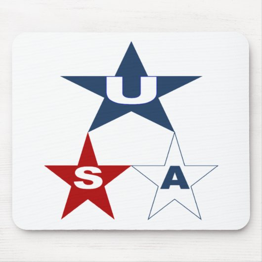 Tapis de souris  Pattern  USA マウスパッド (正面)