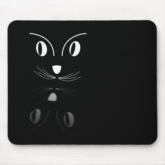 Tapis De Souris reflet de chat マウスパッド (正面)