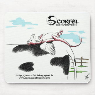 Tapis de souris Scorfel sur vache マウスパッド