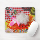 Tapis de souris Sweet white sheep マウスパッド (マウス)