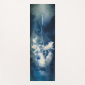 Tapis de yoga imprimé bleu Un Air de Printemps ヨガマット (正面)