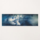 Tapis de yoga imprimé bleu Un Air de Printemps ヨガマット (正面(横))