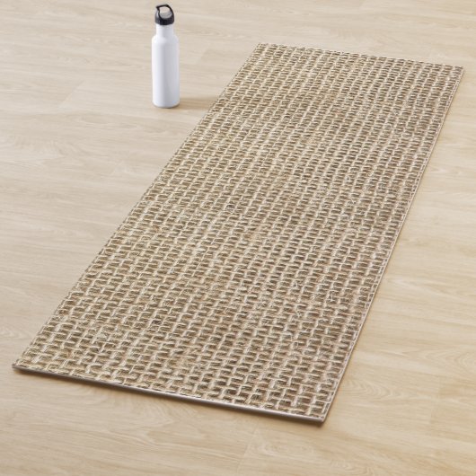 Tapis de yoga motif jute ヨガマット (インサイチュ)