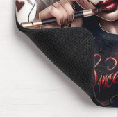 Tapis Sourie Woman with Clown Makeup 2 マウスパッド (コーナー)