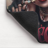 Tapis Sourie Woman with Clown Makeup 8 マウスパッド (コーナー)