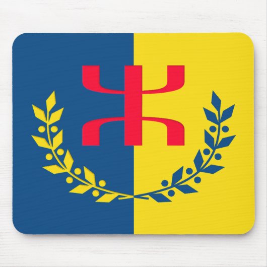 Tapis souris drapeau kabyle マウスパッド (正面)
