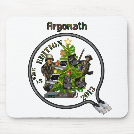 Tapis souris Lan de Noël Argonath マウスパッド (正面)