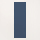 Tapis Yoga bleu imprimé feuillage ヨガマット (裏面)