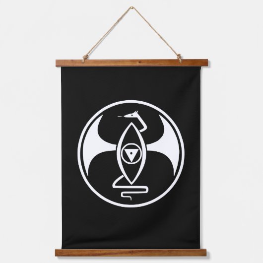 Tapisserie murale cadre en bois 吊り下げ型タペストリー (正面)