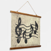Tapisserie murale cadre en bois - Hanging Harmony 吊り下げ型タペストリー (傾斜あり)