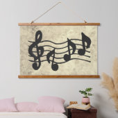 Tapisserie murale cadre en bois - Hanging Harmony 吊り下げ型タペストリー (寝室)