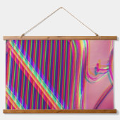 Tapisserie murale cadre en bois - Psychedelic 吊り下げ型タペストリー (正面)