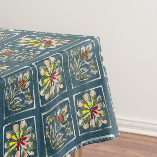 Tapiz de cuadros de flores テーブルクロス (インサイチュ)