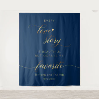 Tapiz Every Love Story Wedding Backdrop タペストリー
