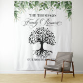 Tapiz Family reunion greenery tree backdrop banner タペストリー (インサイチュ)