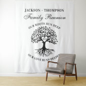 Tapiz Family reunion tree backdrop banner タペストリー (インサイチュ)