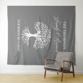 Tapiz Family reunion tree backdrop banner タペストリー (インサイチュ(横))