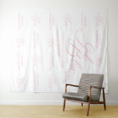 Tapiz God Bless Elegant Pink photobooth backdrop タペストリー (インサイチュ(横))