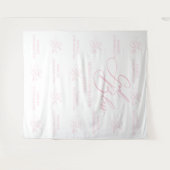 Tapiz God Bless Elegant Pink photobooth backdrop タペストリー (正面(横))