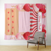 Tapiz Kissing Booth Valentine Day Love Backdrop タペストリー (インサイチュ(横))