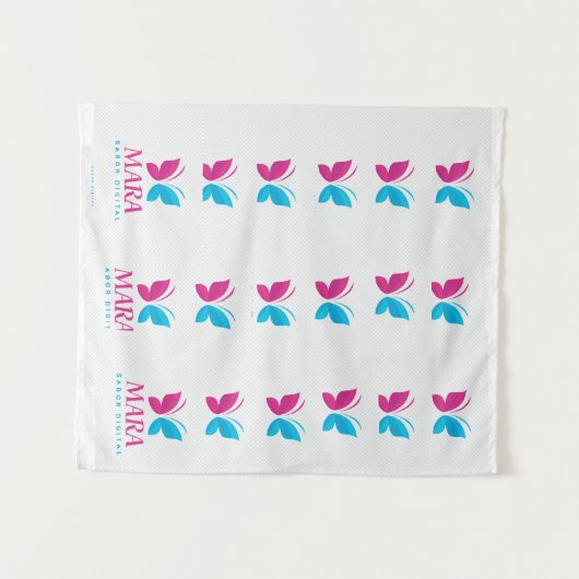 “Tapiz MARA Digital Glow” タペストリー (正面(横))