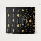 Tapiz Step and repeat Graduation Backdrop banner タペストリー (正面(横))