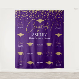 Tapiz Step and repeat Graduation Backdrop banner タペストリー