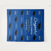 Tapiz Step and repeat Graduation Backdrop banner  タペストリー (正面(横))