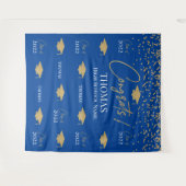 Tapiz Step and repeat Graduation Backdrop banner タペストリー (正面(横))