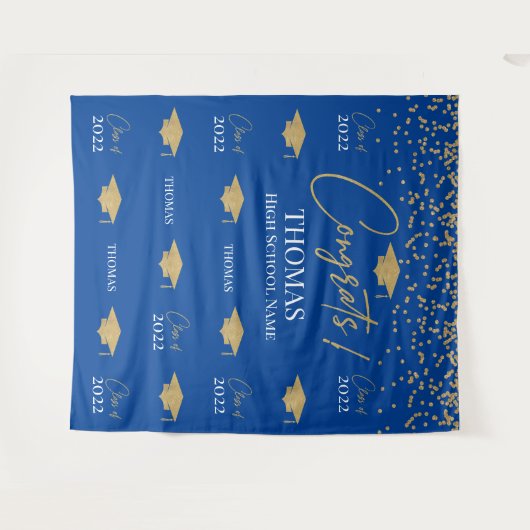 Tapiz Step and repeat Graduation Backdrop banner タペストリー (正面(横))