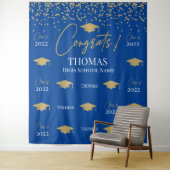 Tapiz Step and repeat Graduation Backdrop banner タペストリー (インサイチュ)