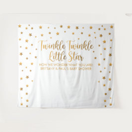 Tapiz Twinkle Twinkle Little Star Baby Shower bann タペストリー