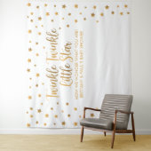 Tapiz Twinkle Twinkle Little Star Baby Shower bann タペストリー (インサイチュ)